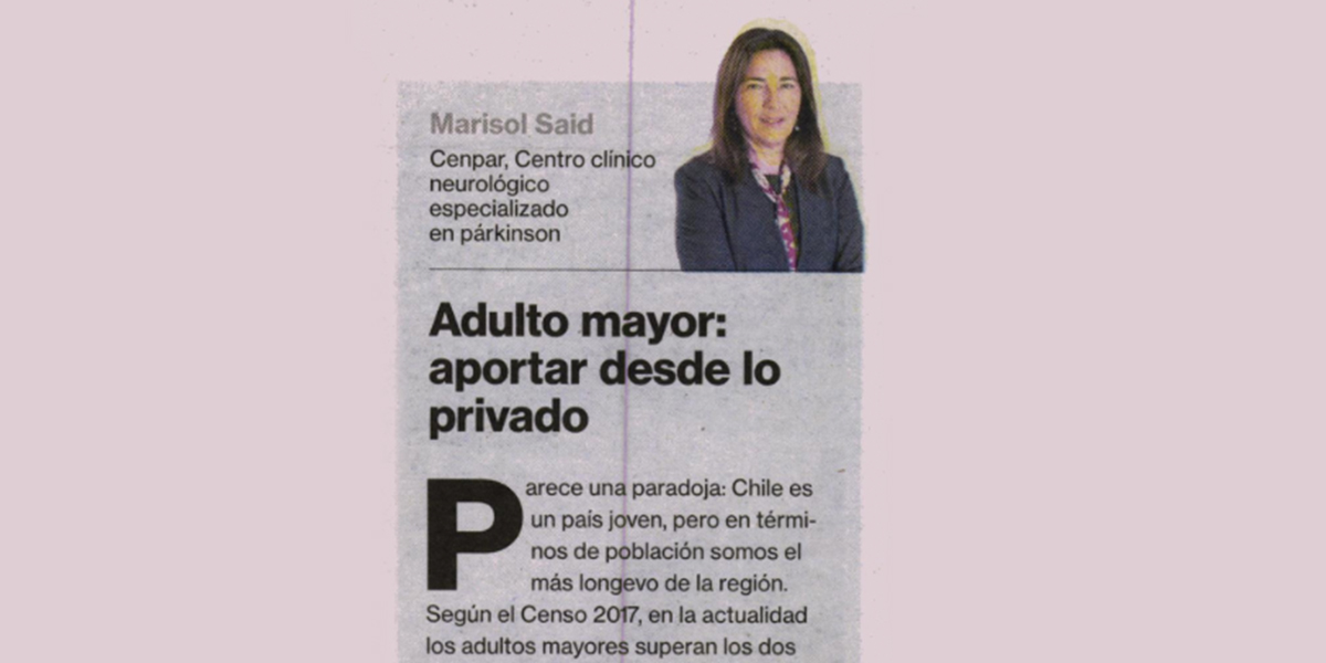 Adulto mayor: aportar desde lo privado