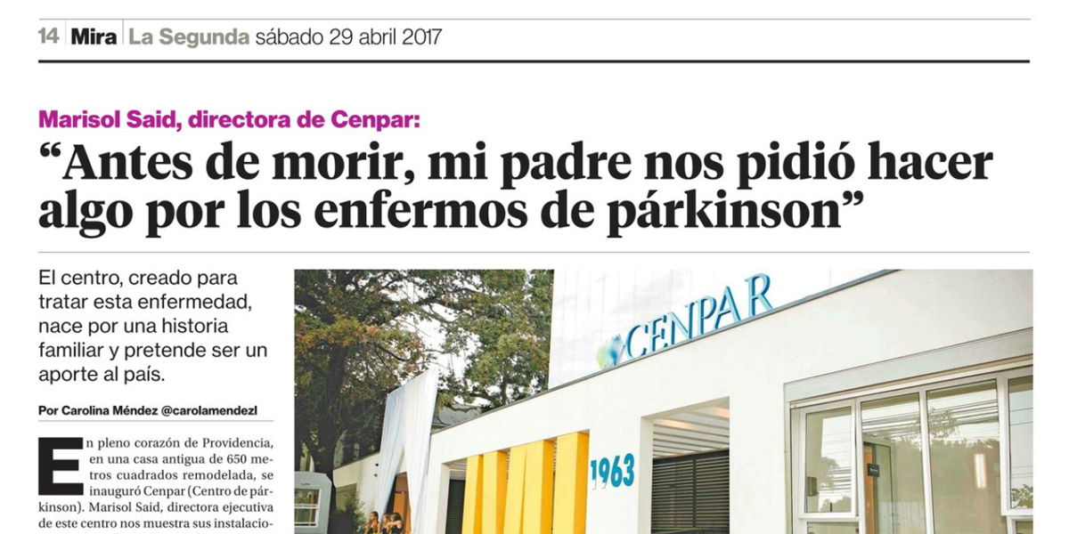 “Antes de morir, mi padre nos pidió hacer algo por los enfermos…”