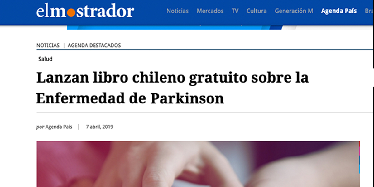 Lanzan libro chileno gratuito sobre la Enfermedad de Parkinson
