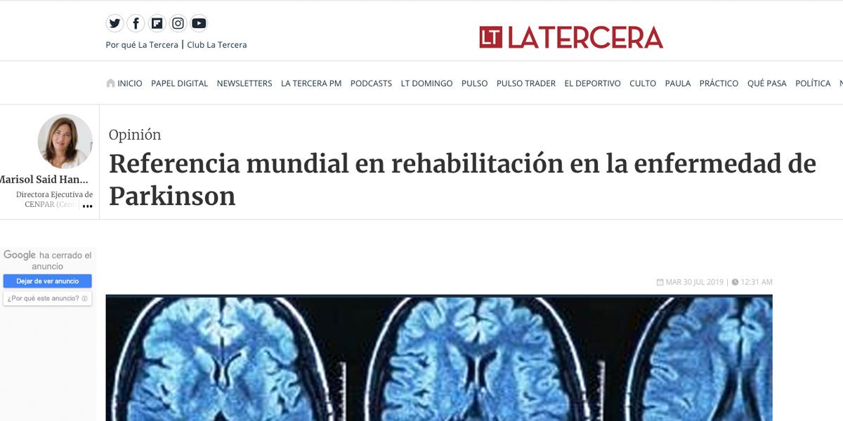 Referencia mundial en rehabilitación en la enfermedad de Parkinson