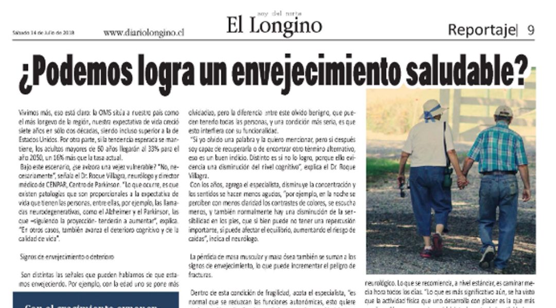 ¿Podemos lograr un envejecimiento saludable?